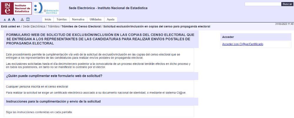 Éviter de recevoir de la propagande électorale