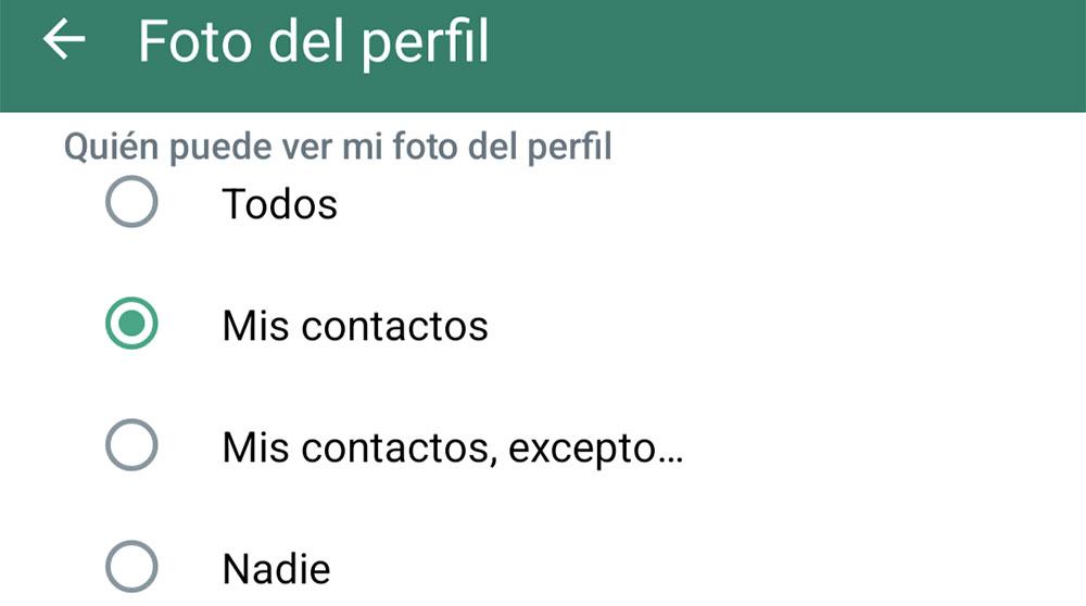 Photo de profil WhatsApp