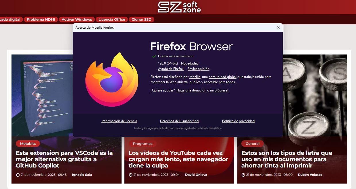 Firefox 120