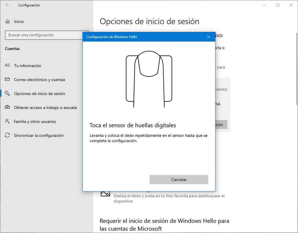 Configurer Windows Hello - Empreinte digitale 3