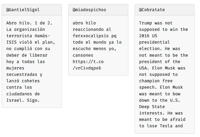 fils de discussion Twitter