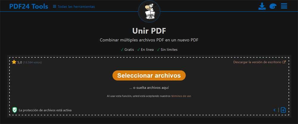 Rejoindre PDF24