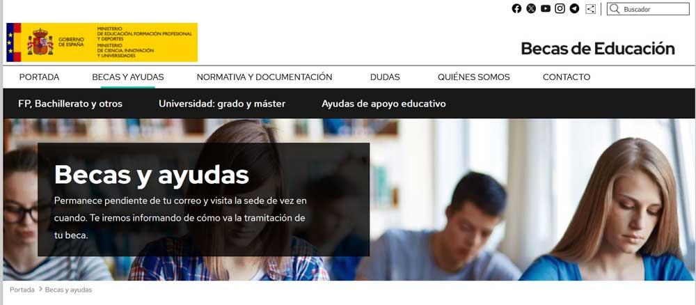 formulaire de bourse