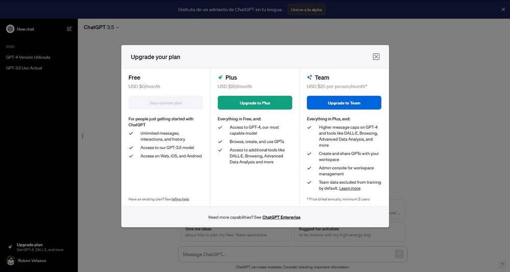 ChatGPT Plus
