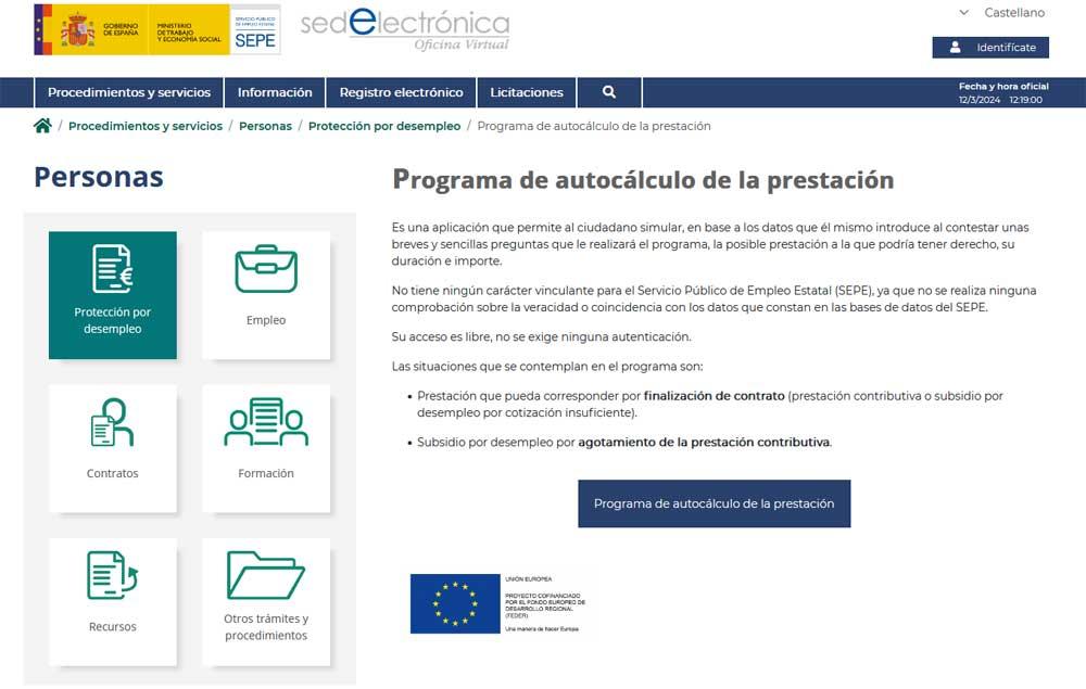 simulateur de chômage