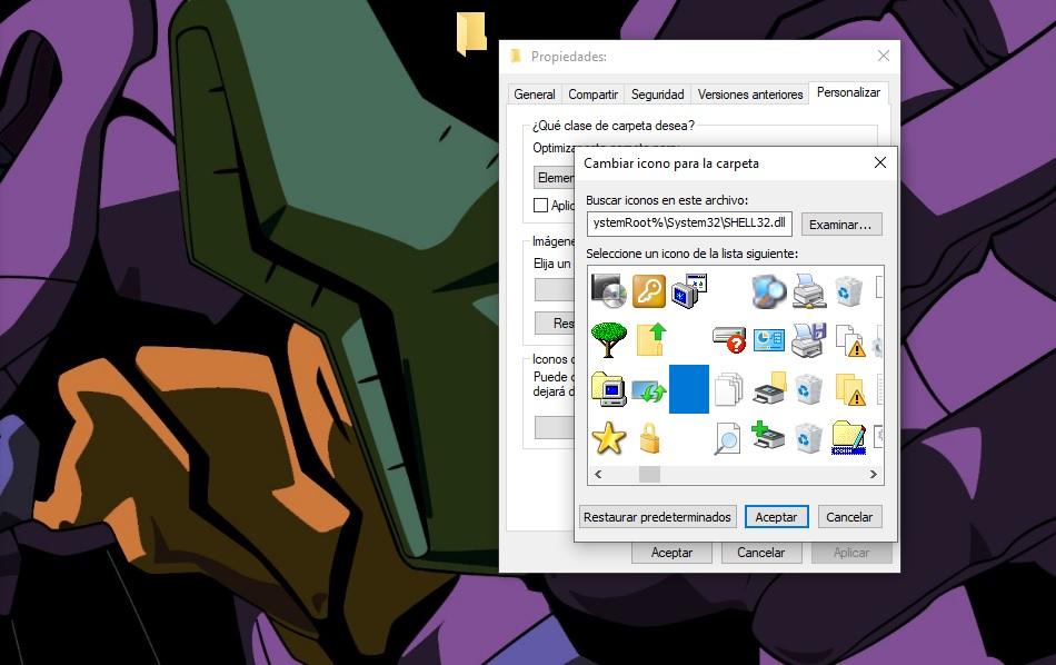 processus masquer les dossiers Windows