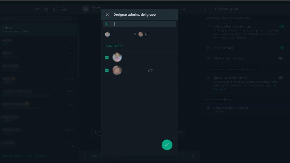 administrateur du groupe WhatsApp
