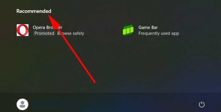 Recommandations Windows