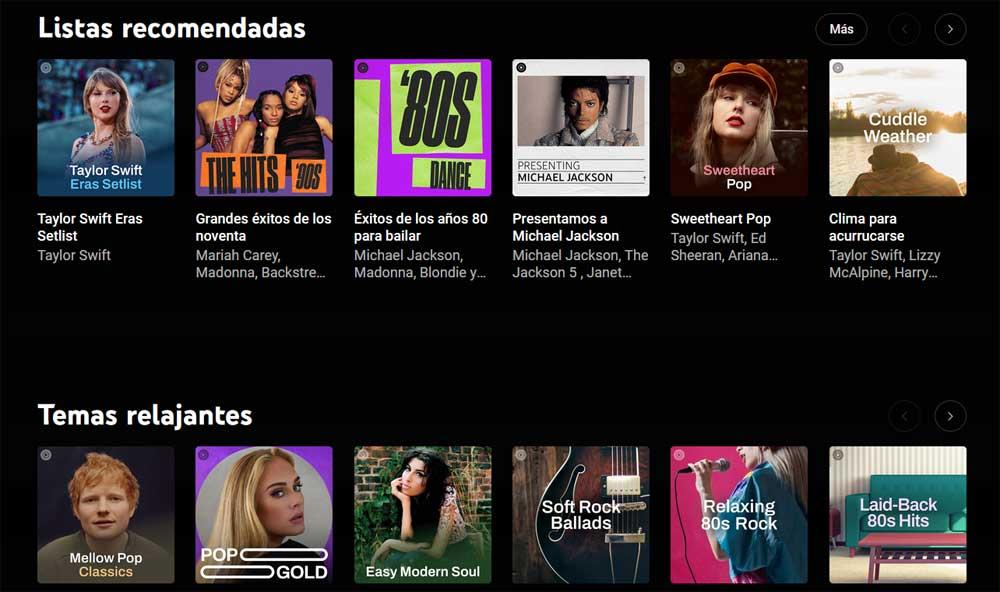 listes de musique YouTube