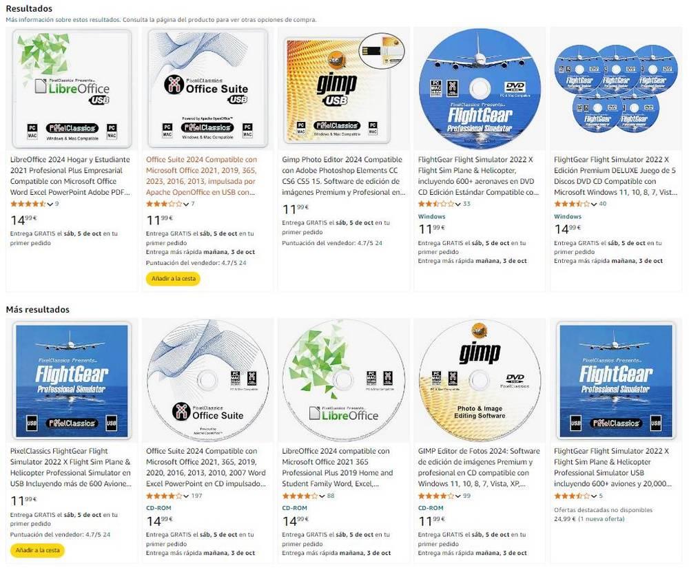 Arnaque LibreOffice Amazon - 2