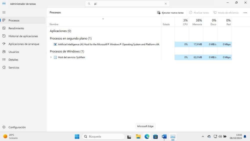 Processus ia.exe Windows 11