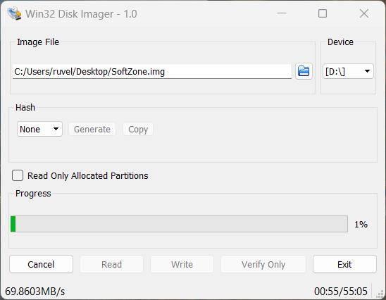 Créer un imageur de disque IMG Win32 - 3