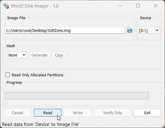 Créer un imageur de disque IMG Win32 - 2