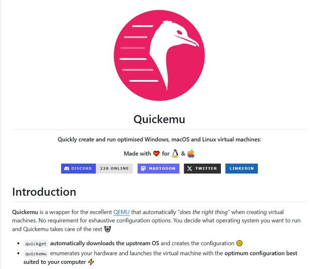 Logo Quickemu Github