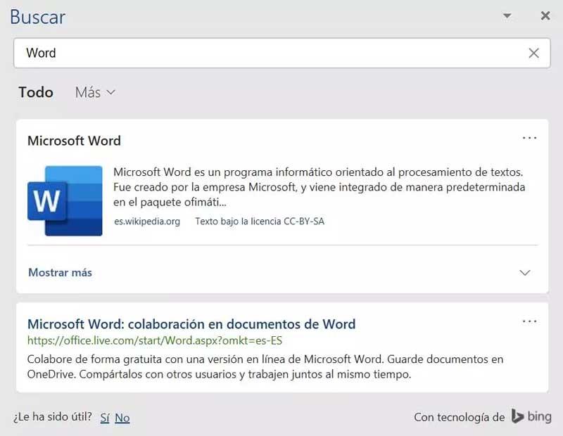 Recherche de mots