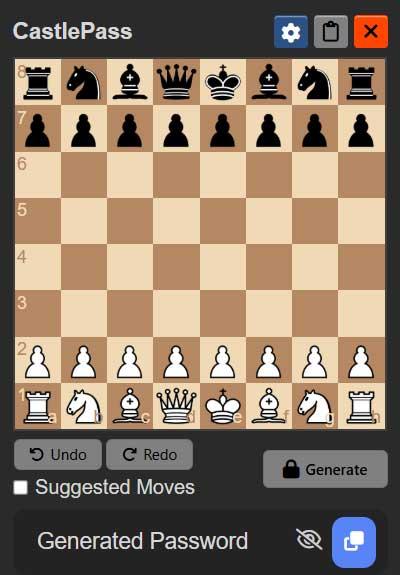 Mots de passe CastlePass