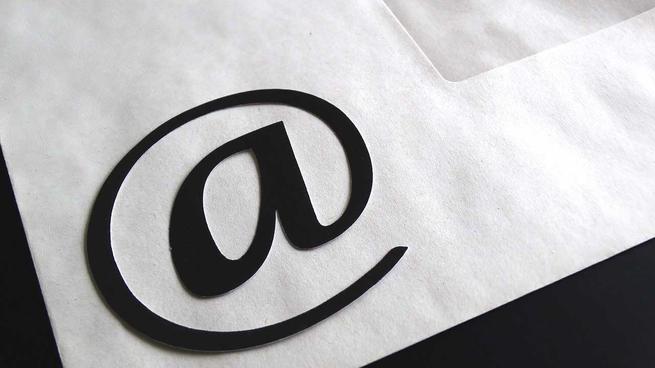 Arroba dans une enveloppe