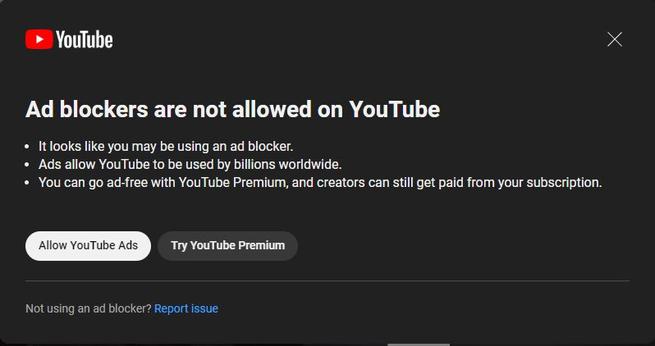 Bloqueur d'annonces YouTube