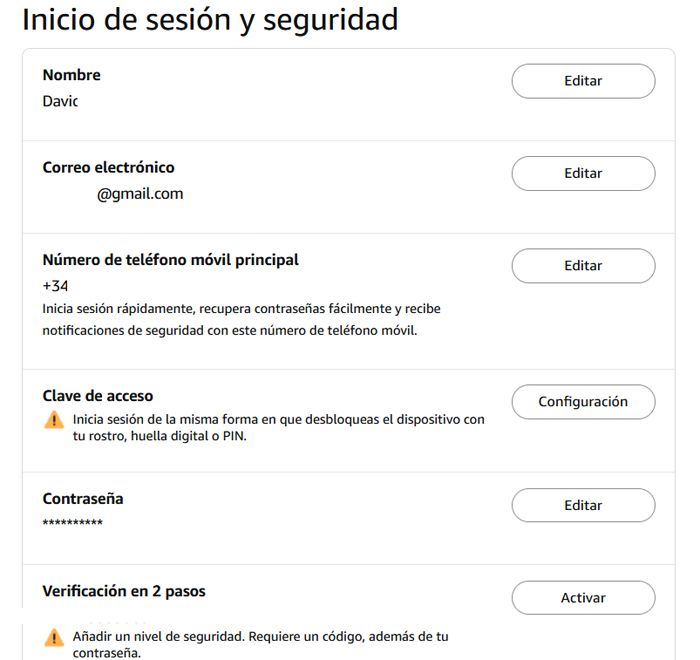 Amazon Confidentialité