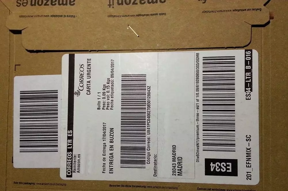 Données du package Amazon