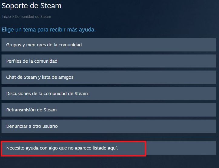 Prise en charge du nouveau compte à vapeur
