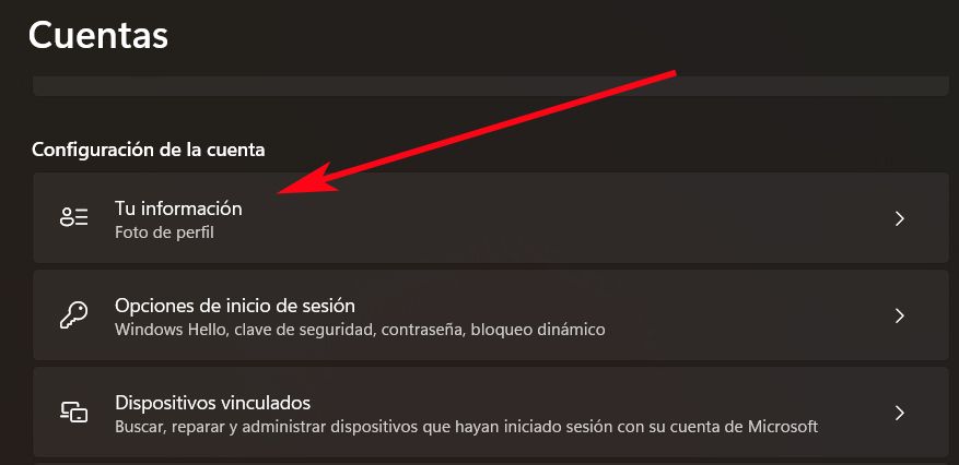 Compte local Windows