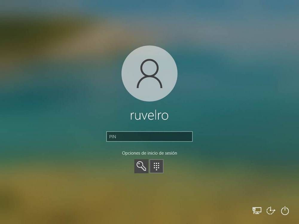 Capture de l'écran de connexion Windows 10