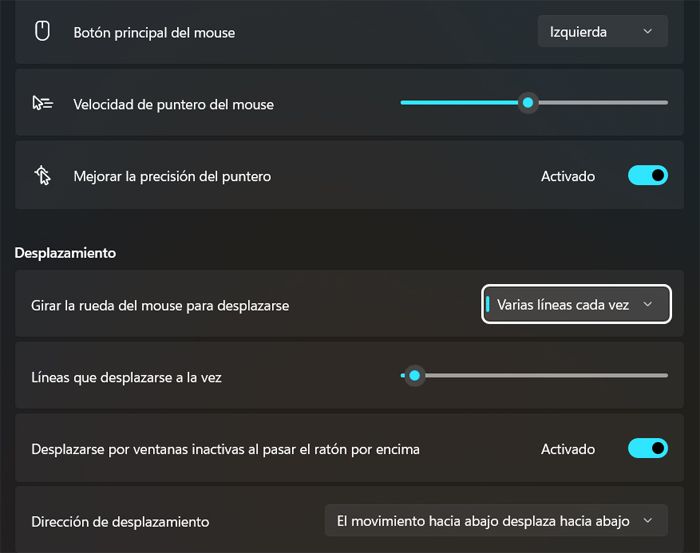 Configuration de Raton