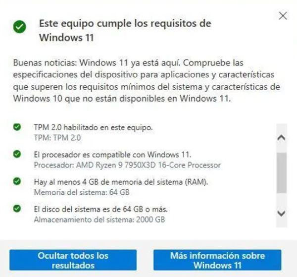 Mettre à jour le message Windows