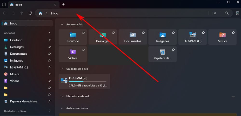 Interface de fichiers