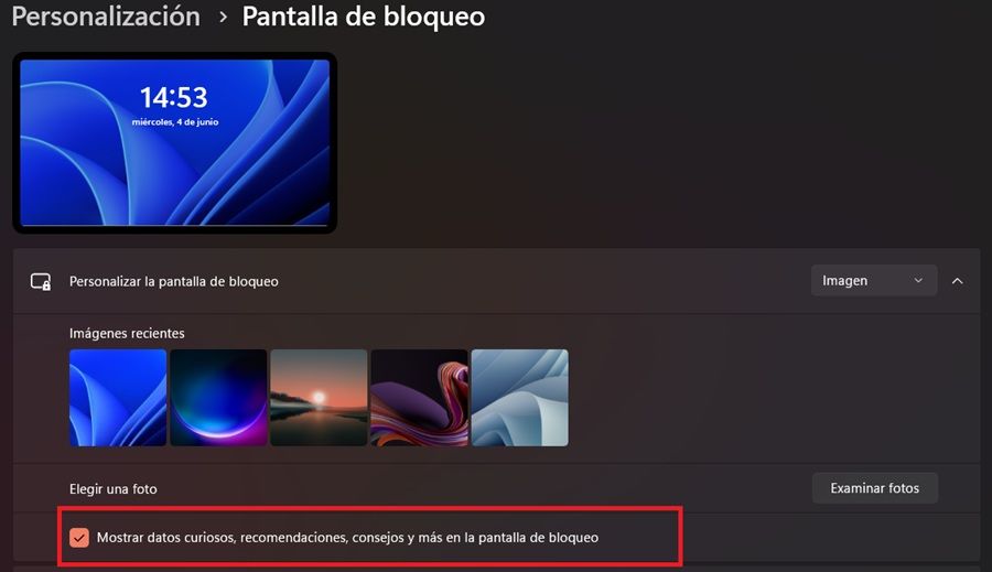 écran de verrouillage