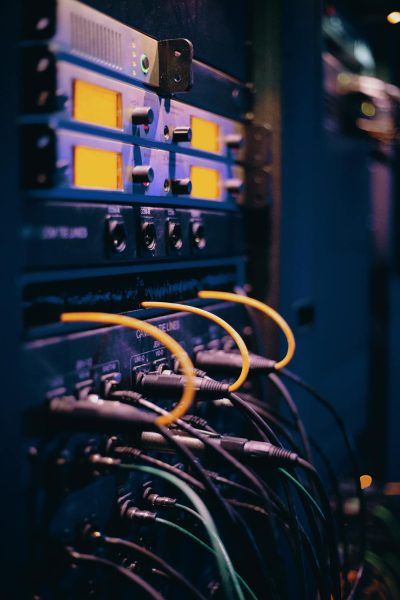 Connexion du système de télécommunications