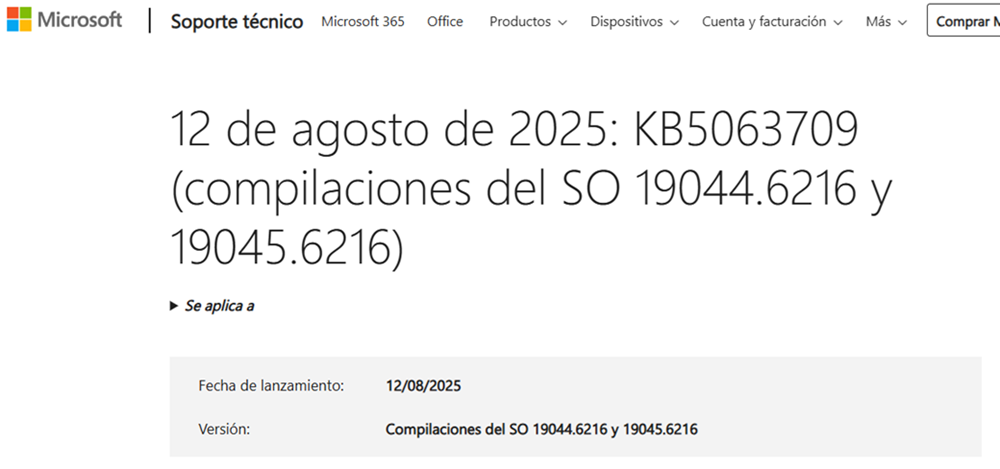 Annonce officielle de Microsoft
