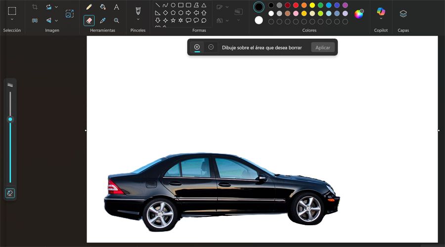 Fonds supprimé sur la photo