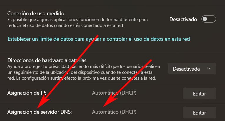 Affectation du serveur DNS