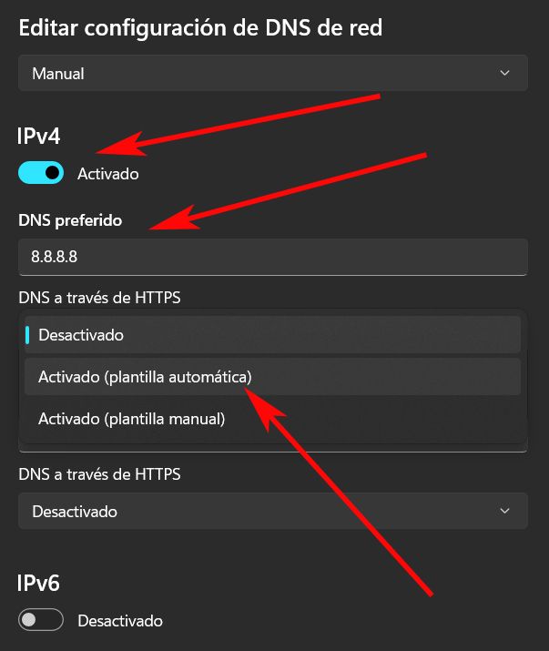 Établir DNS dans Windows