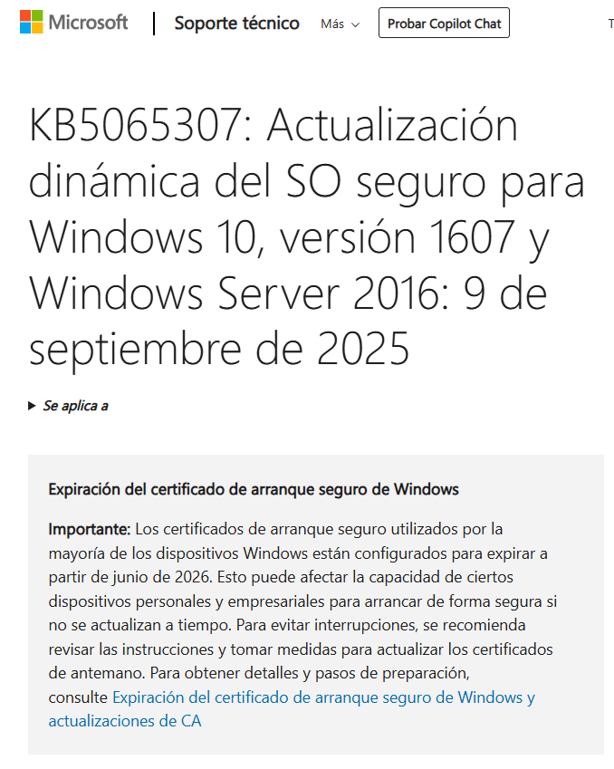 Certificat Secure Boost