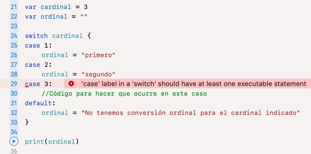 Syntaxe de commutation