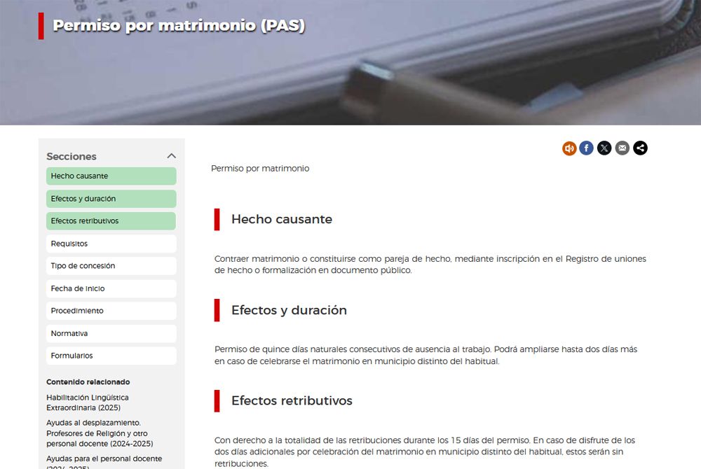 Permis de mariage de Madrid