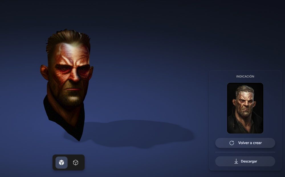 Résultat de la transformation 3D