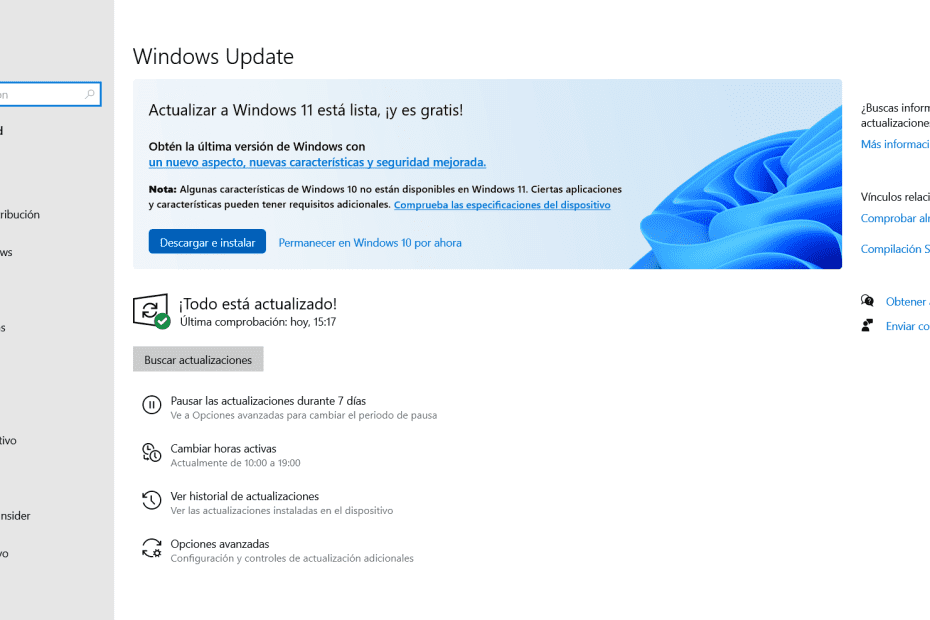 Mise à jour Windows