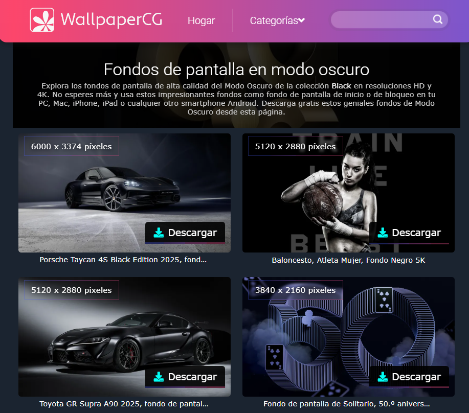 Interface WallpaperCG