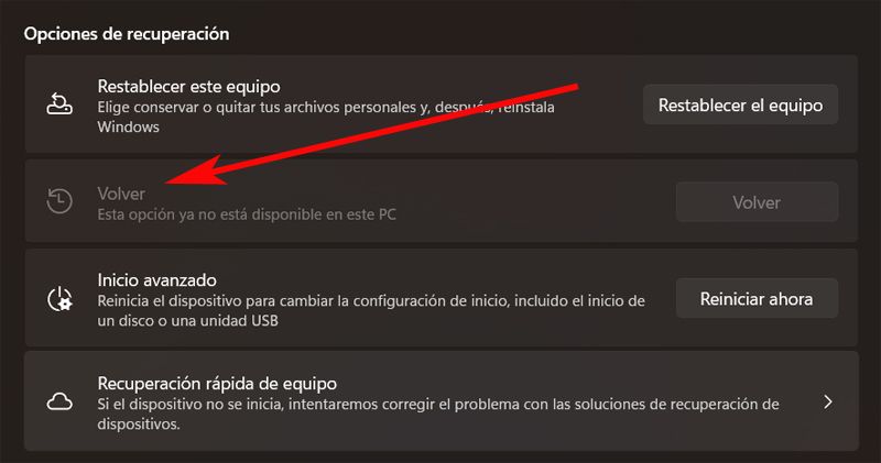retourner les paramètres de Windows