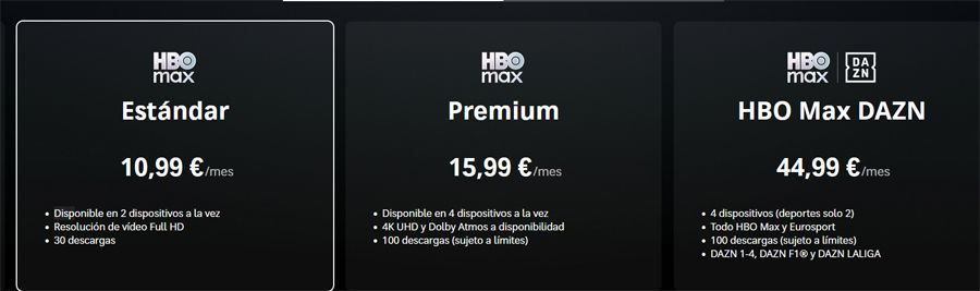 prix du streaming hbo