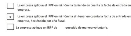 document à présenter à l'entreprise pour l'irpf