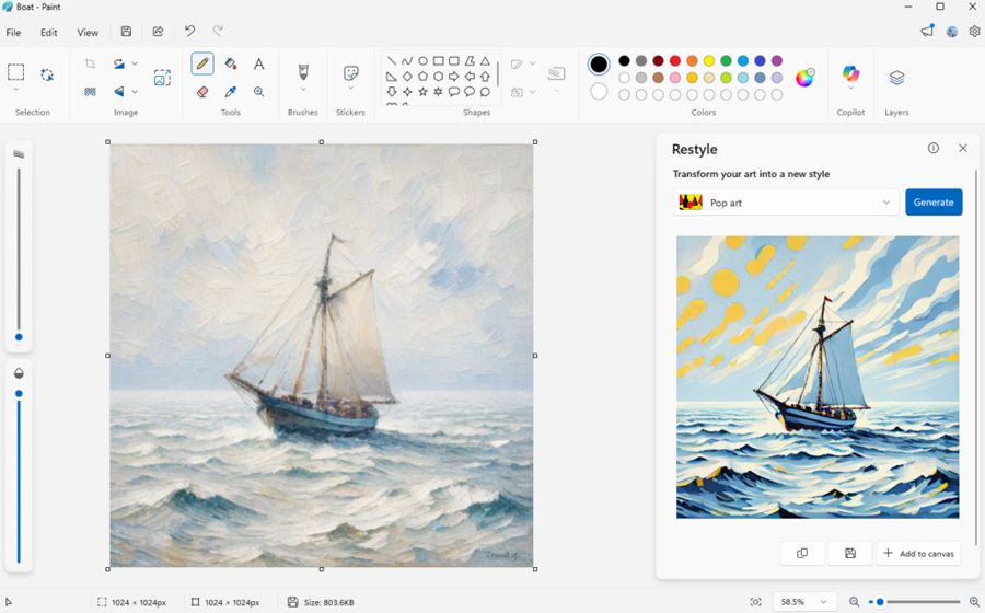 peindre des styles ia génératifs