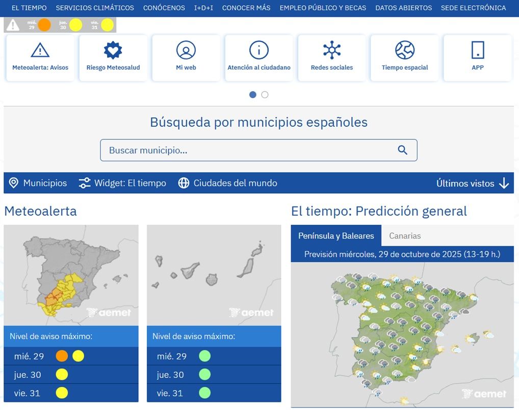 Site officiel d'Aemet