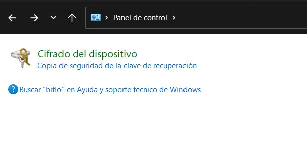 cryptage du panneau de contrôle