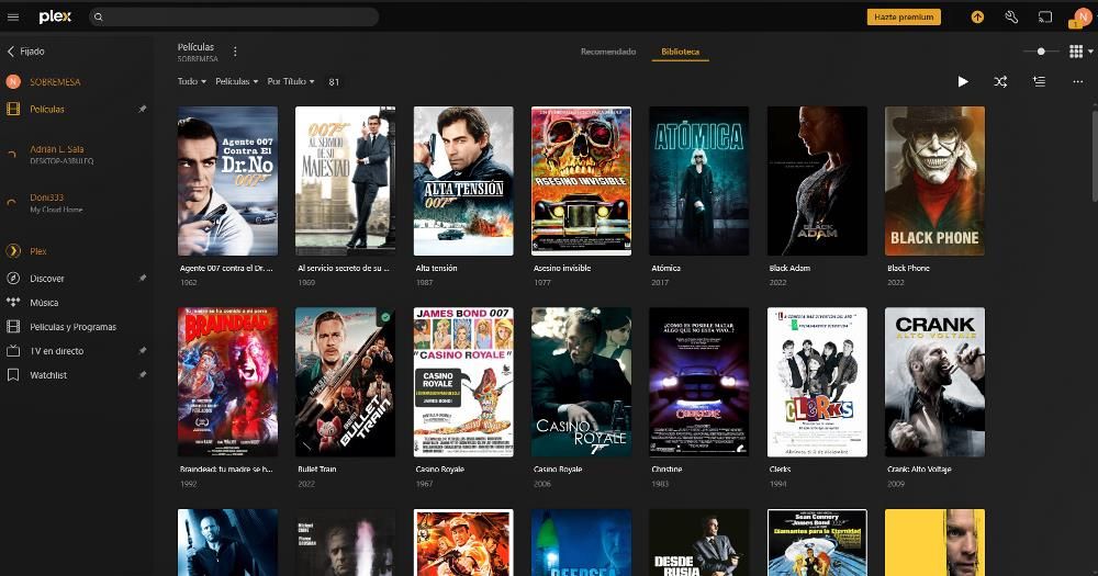 Plex déjà configuré