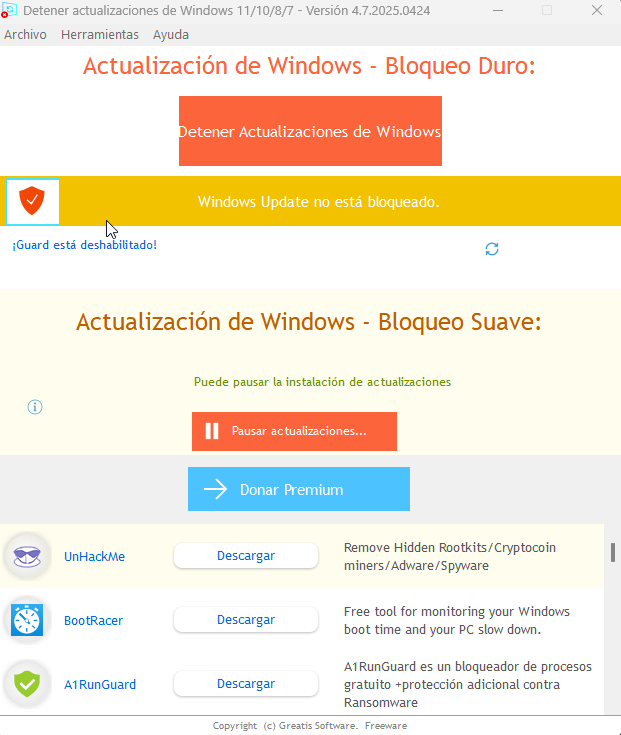 Application SU10